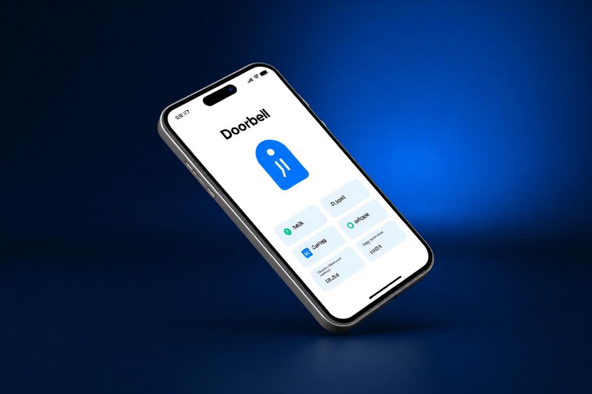 Doorbell daily home services tracker mobile app
